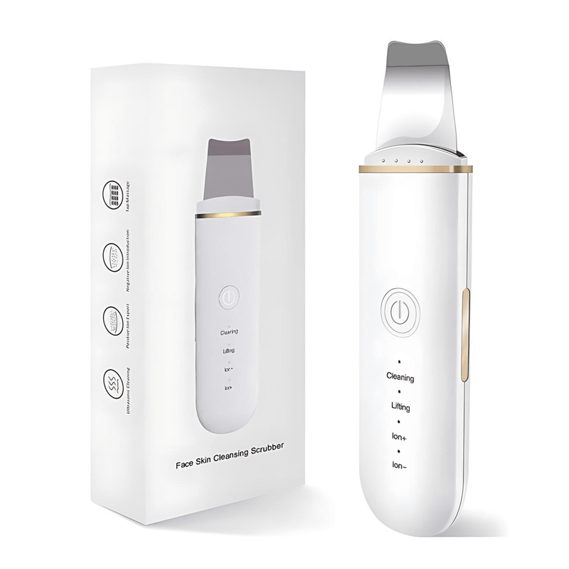 Exfoliateur Ultrasonique de Peau : Éliminateur de Points Noirs et Nettoyant Facial avec Cavitation