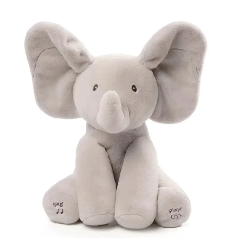 Éléphant en Peluche qui Chante et Interagit